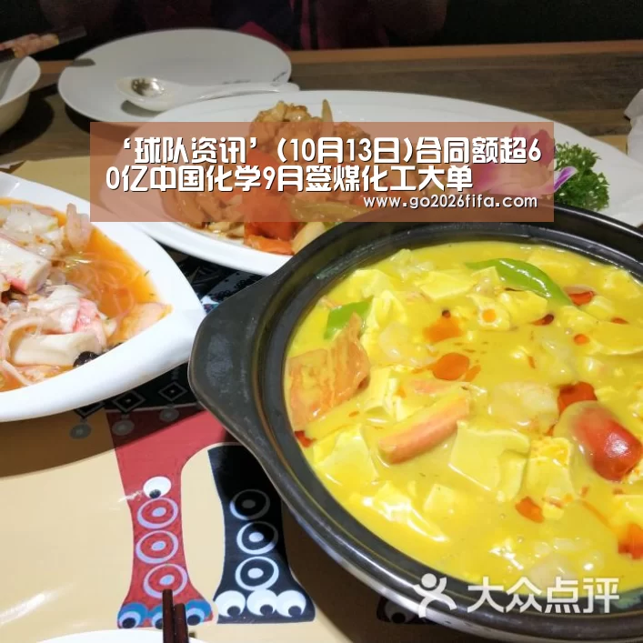 ‘球队资讯’(10月13日)合同额超60亿中国化学9月签煤化工大单(图4) 球队资讯